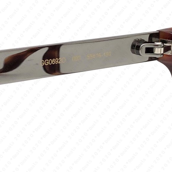 New GUCCI GG0692O 003 55mm Havana Red Eyeglasses - Picture 11 of 11